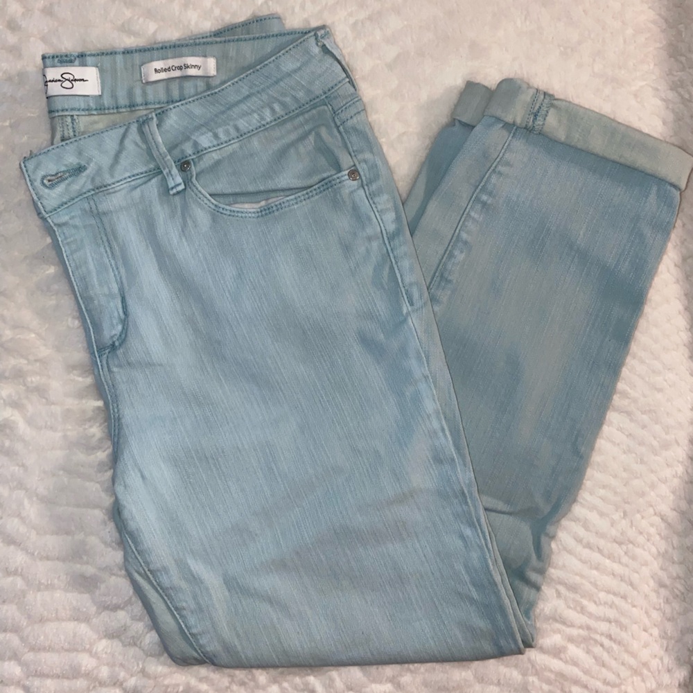 Jessica Simpson Rolled Crop Skinny Jeans